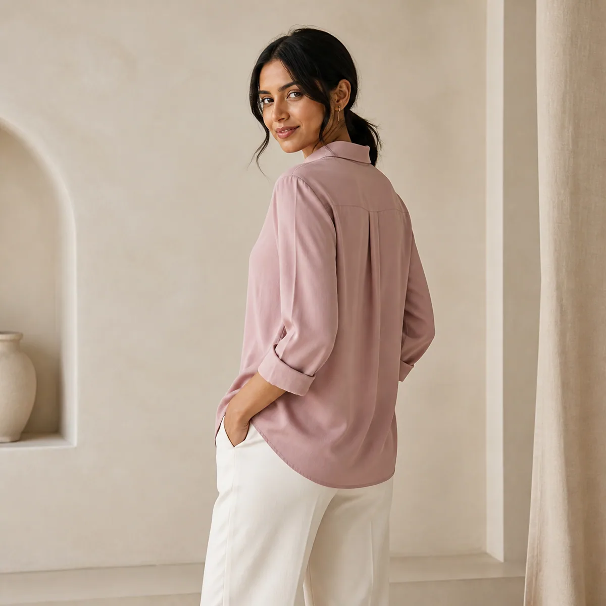 Blush Relaxed Shirt - Second view