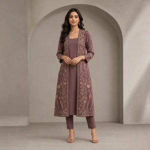 Embroidered Fusion Occasion Set - Main view