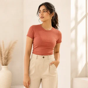 Everyday Ribbed Tee - Main view