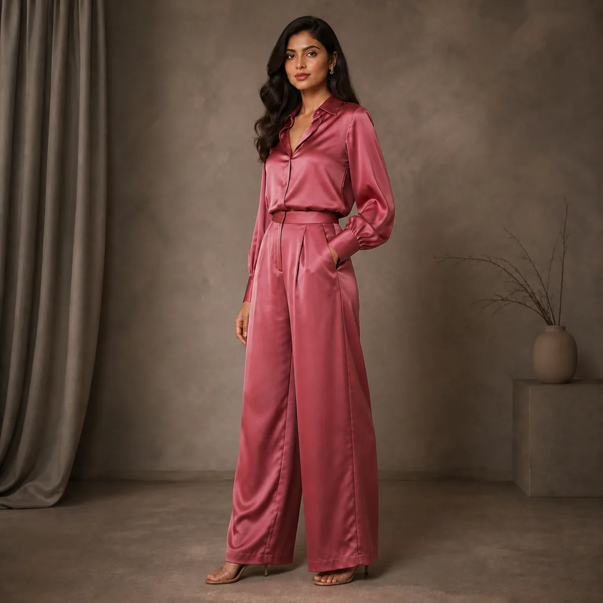 Rose Evening Co-ord Set - Second view